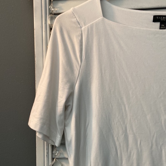 Talbots medium Petite white heavy shirt. - Picture 4 of 4